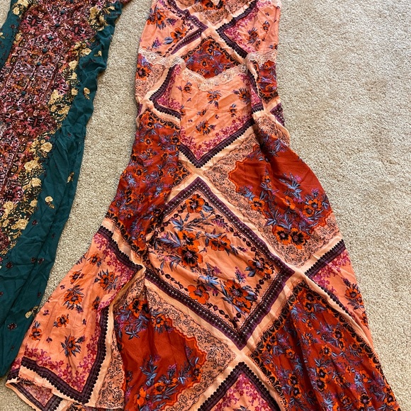 Intimately Free People Stevie Lace Print Maxi Dress Size XS - Picture 2 of 7